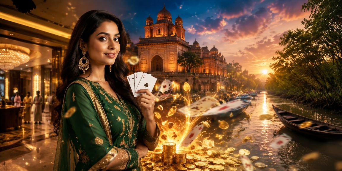 সুন্দরবন এলাকায় ঈদ উৎসবে রামি গেমের উৎসবমুখর দৃশ্য